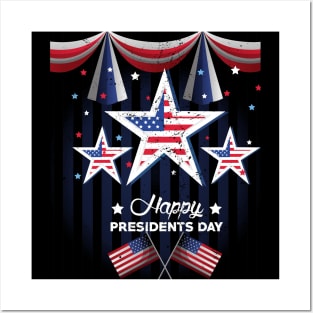 Happy President's Day Posters and Art